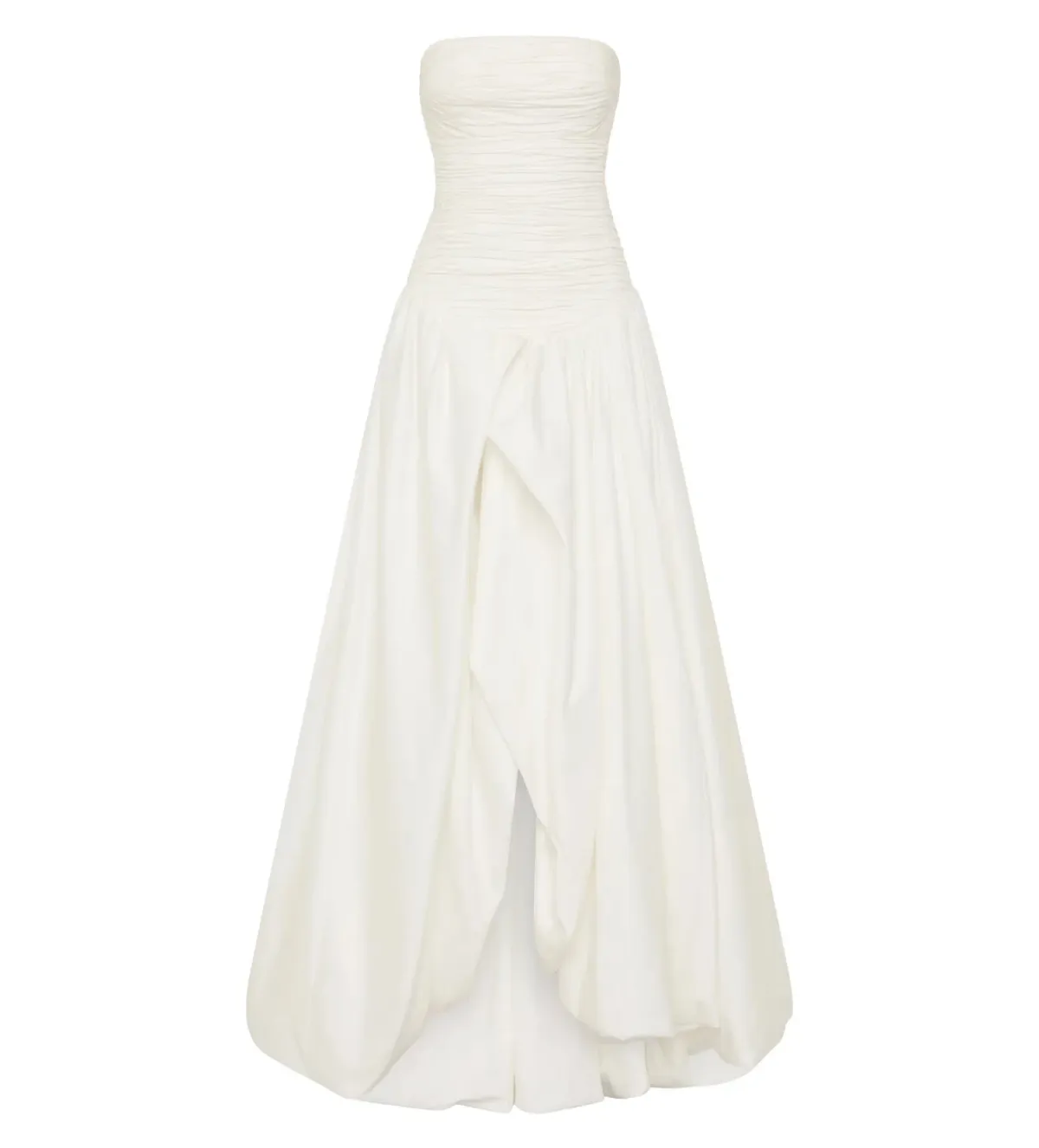 Aje Violette Bubble Hem Maxi Dress in Ivory Size 6 - Image 4