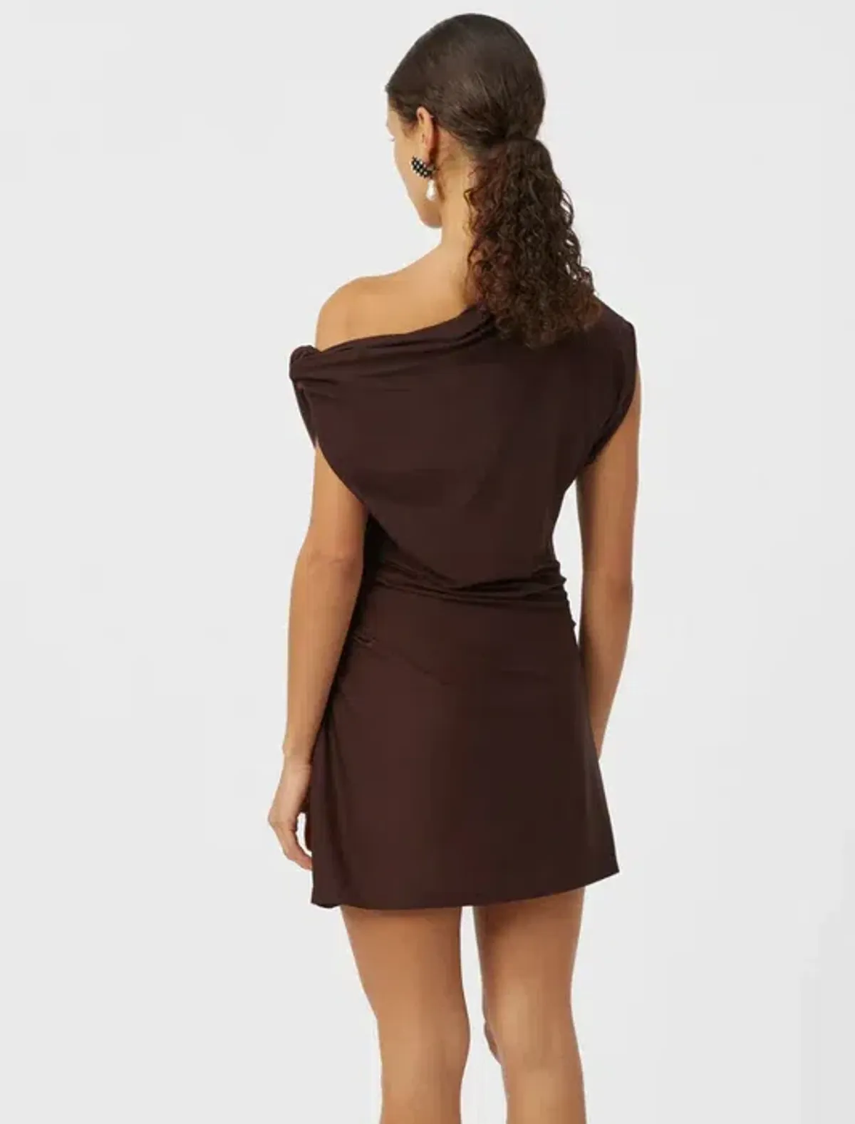 Camilla and Marc Annalise Mini Dress Chocolate Brown Size 8  - Image 2
