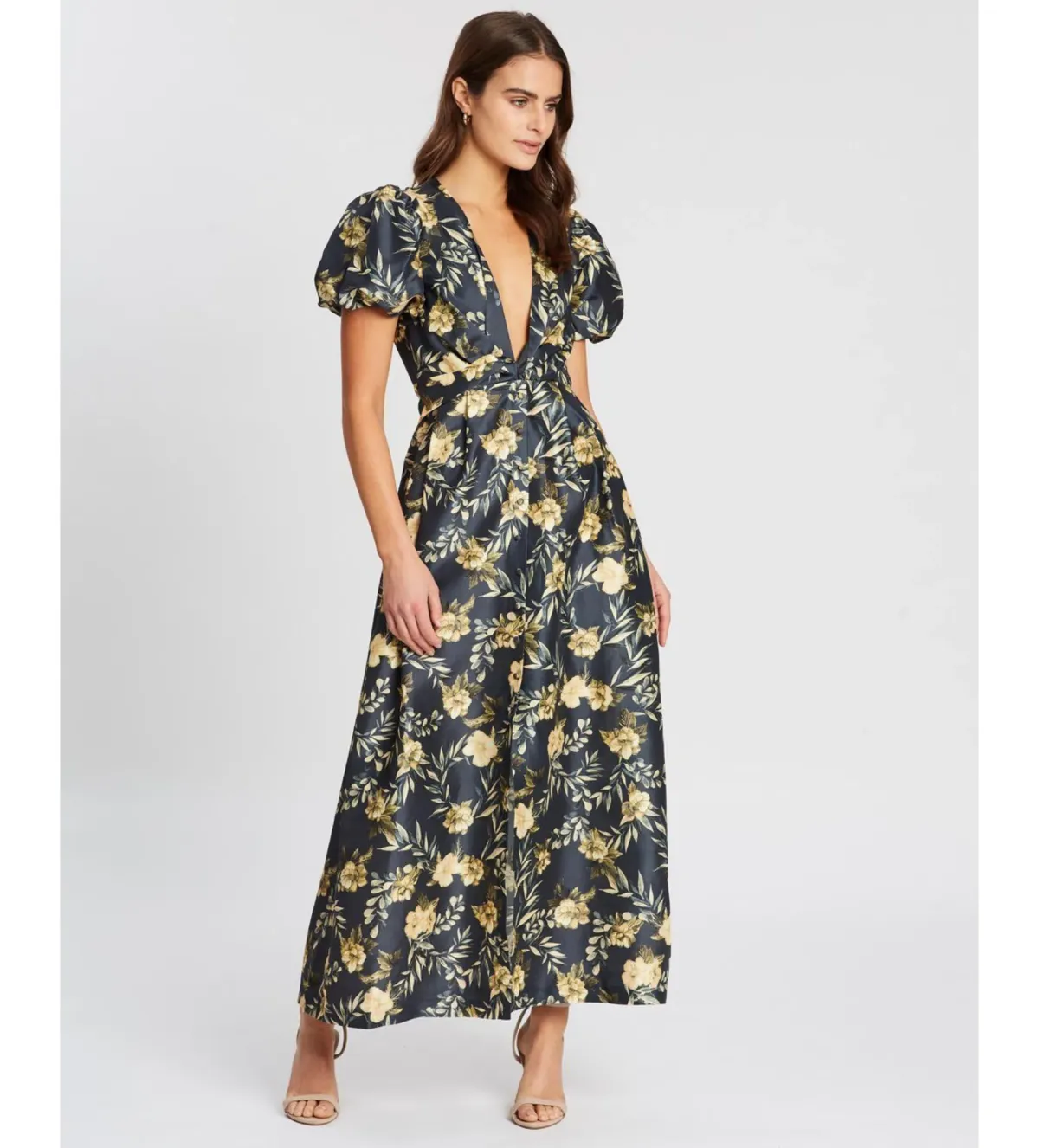 Sir The Label Silk Maxi Dress in Carmen Floral Print Size 2 / AU 10 - Image 2