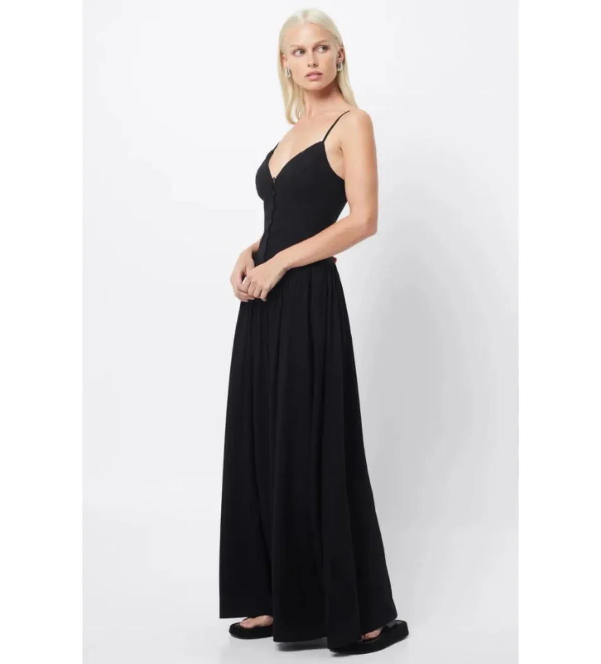 Mossman Common Ground Maxi Dress Black Size AU 12 - Image 2
