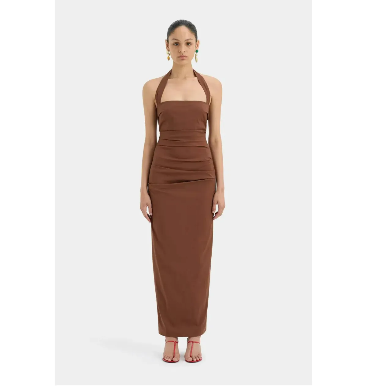 Sir the Label Nikki Gown in Brown Size 1 / AU 8 - Image 1