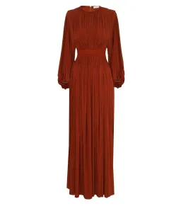 Zimmermann Illuminate Batwing Maxi Dress in Rust Size 2 / AU 12 for rent on The Volte - image 5
