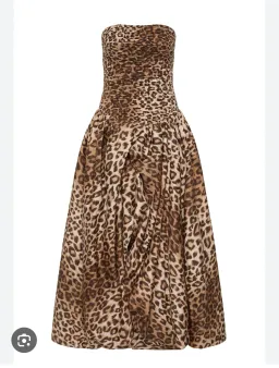 Aje Behold Maxi Dress Leopard Size 14 for rent on The Volte - image 4