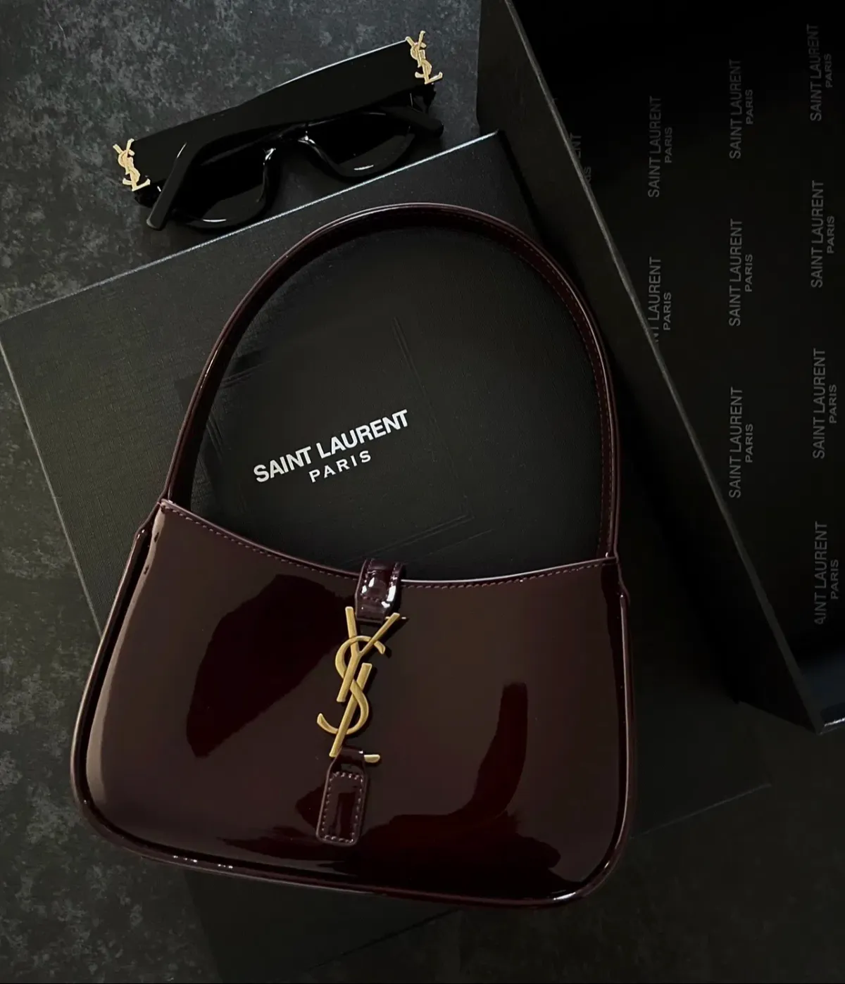 Saint Laurent Red Mini Le 5 À 7 - Image 4