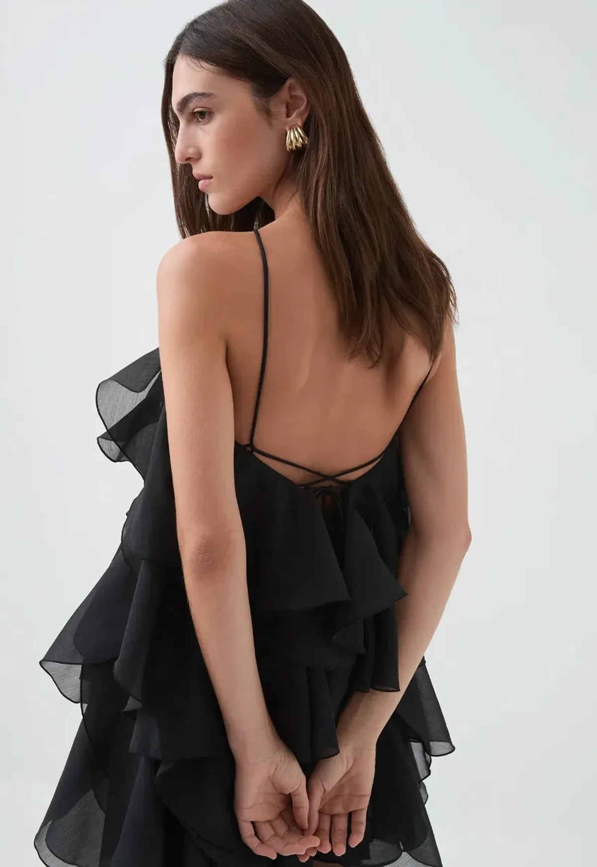 Aje Pandorea Mini Dress Black Size 8  - Image 4