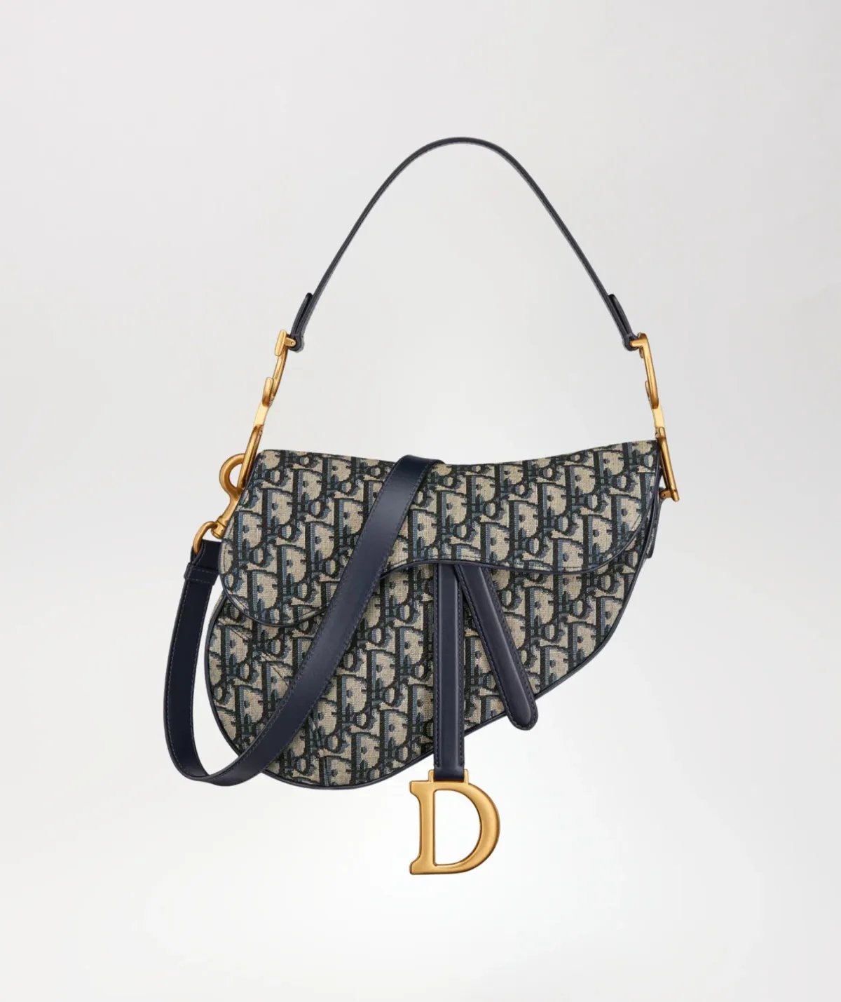 Dior Saddle Blue Oblique Jacquard - Image 1