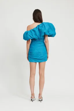 Tojha Cori Dress Mini Blue Size AU 10 for rent on The Volte - image 4