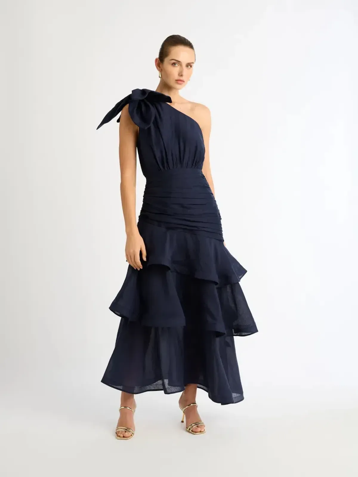 Sheike Casablanca Maxi Dress Navy Size 12 - Image 1