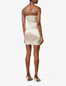 Bec & Bridge Heather mini dress in Champagne size AU 8 for rent on The Volte - image 5