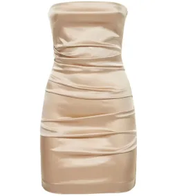 Bec & Bridge Heather mini dress in Champagne size AU 8 for rent on The Volte - image 3