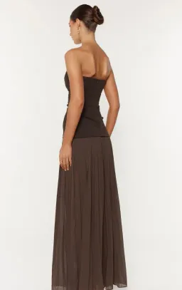She Is Olla Nicolette Gown in Espresso Size AU 10 for rent on The Volte - image 3
