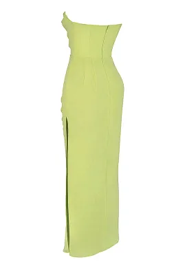 House Of CB Adrienne Lime Strapless Gown Maxi Size AU 6 for rent on The Volte - image 6