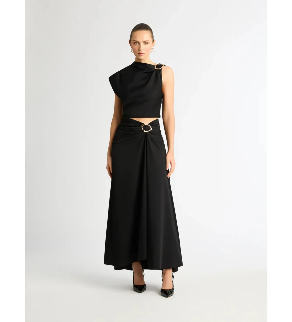 Zadie Top & Skirt Set in black size AU 16 - Image 1
