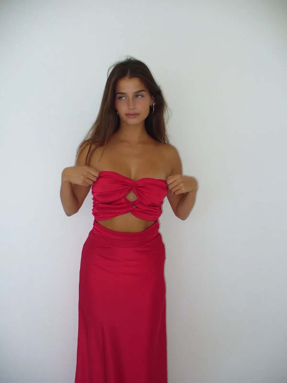 HNTR the Label Inka Gown Wine Size S / AU 8 - Image 3