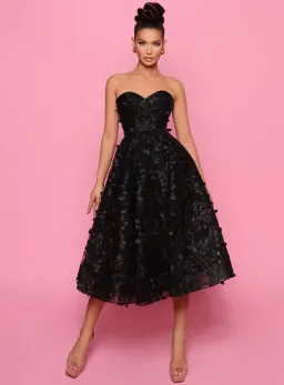 Allegra NP145 Dress By Nicoletta in Black Size AU 4 for rent on The Volte - image 1