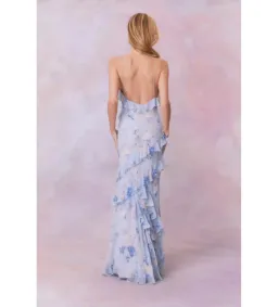 LoveShackFancy Whisper Blue Rialto Maxi in Blue Size US4/ AU 8 for rent on The Volte - image 5