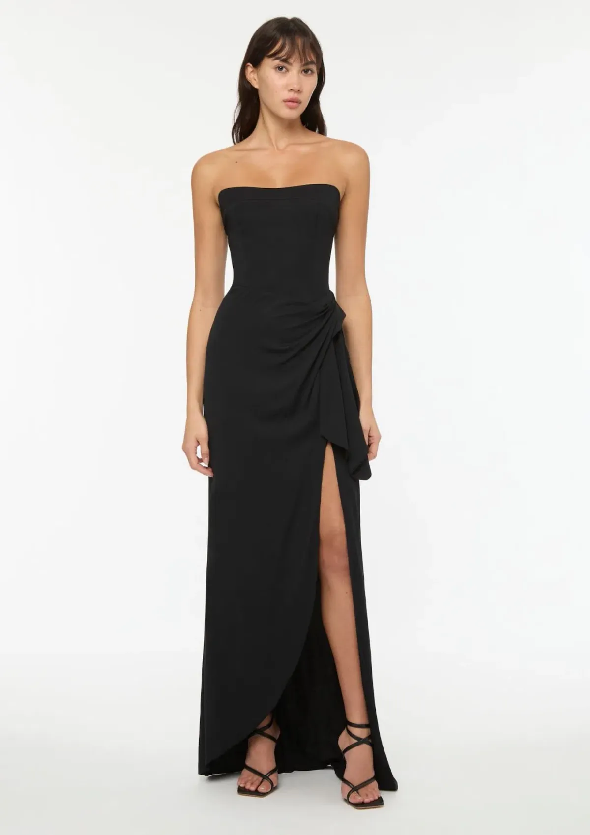 Manning Cartell Asymmetrical Games Gown Black Size 6 - Image 1