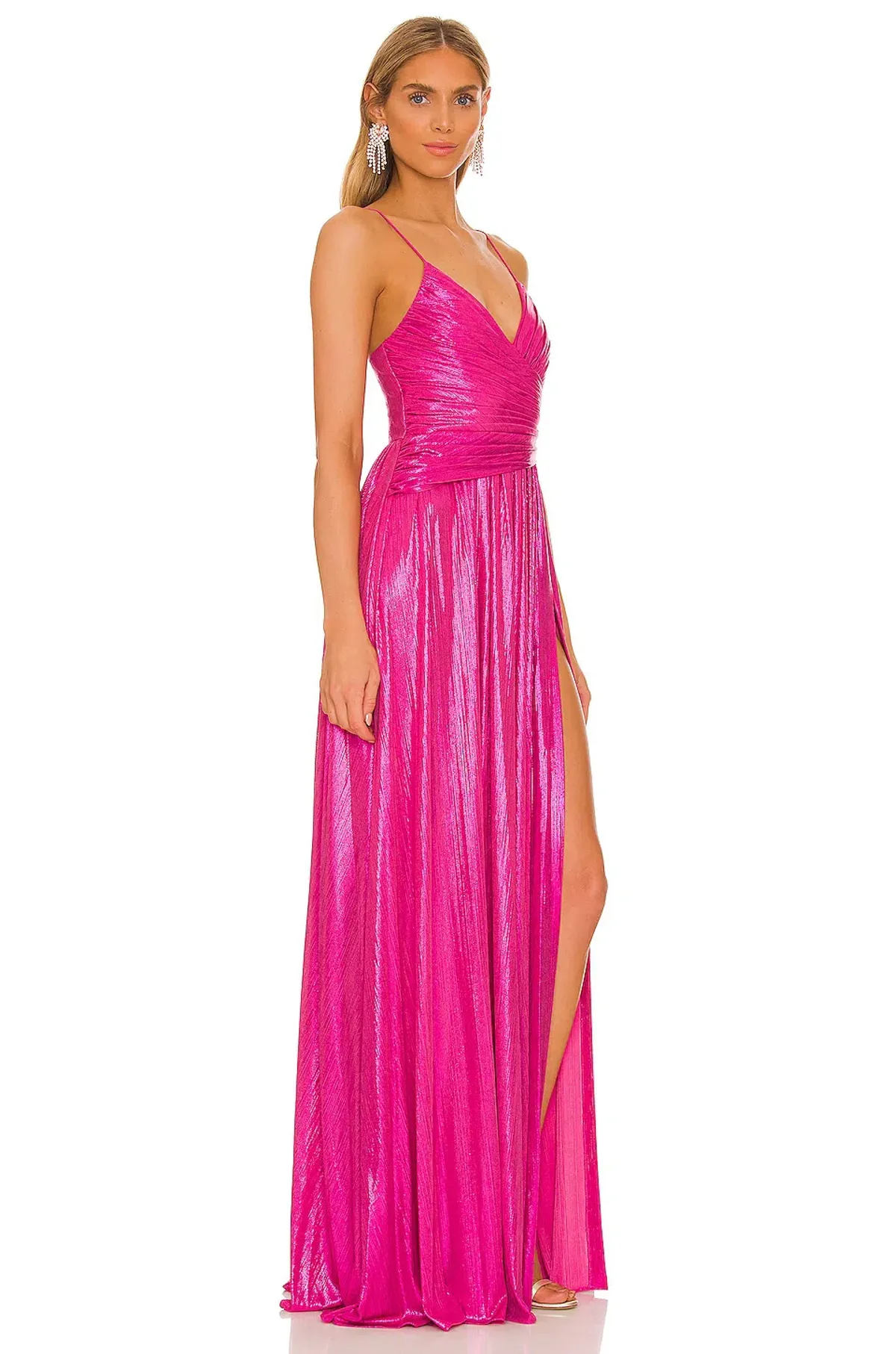 Retrofete Doss Gown Hot Pink Size XS / AU 6 - Image 2