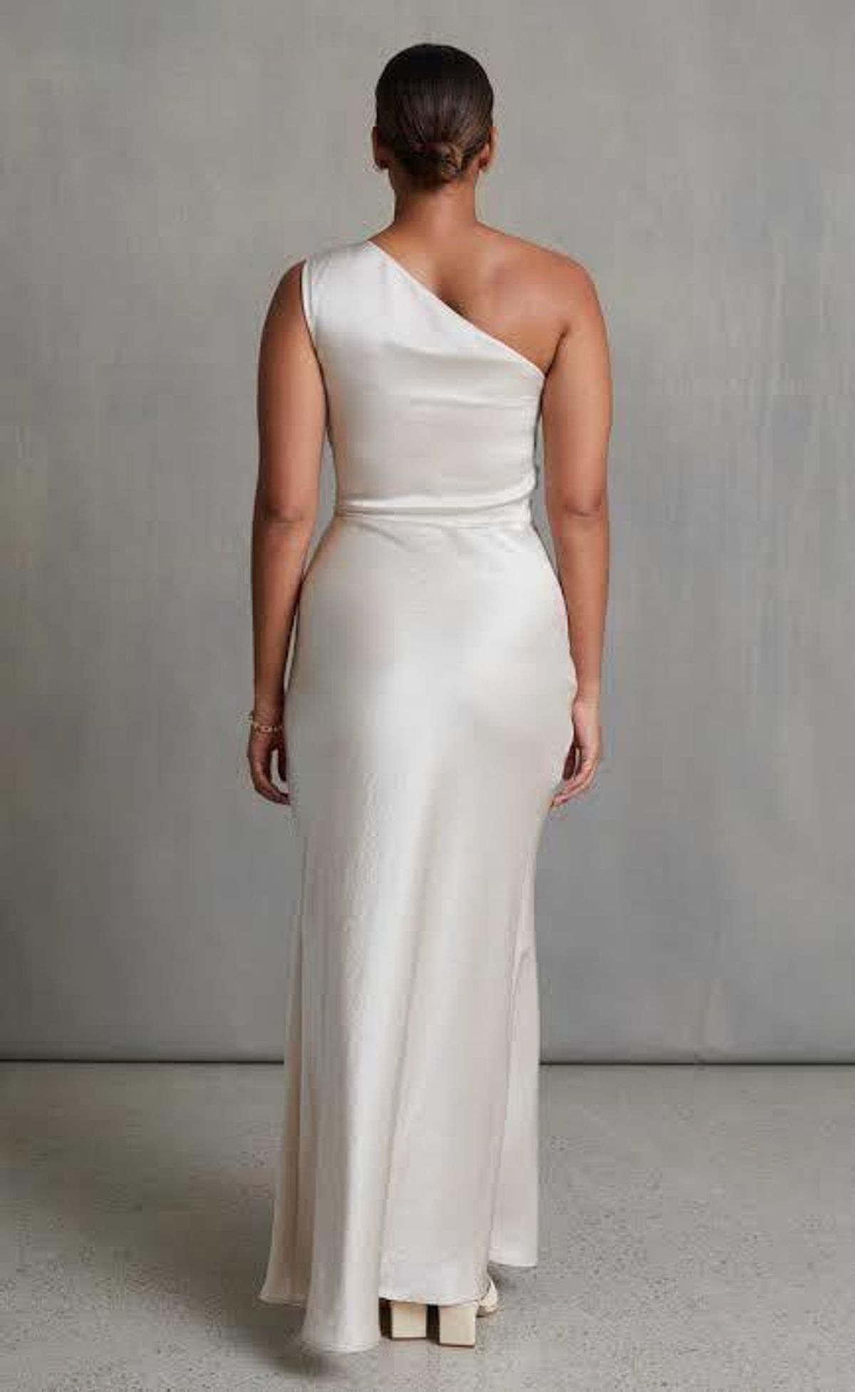 Bec & Bridge Dreamer Asym Dress Sand Size 8 - Image 8