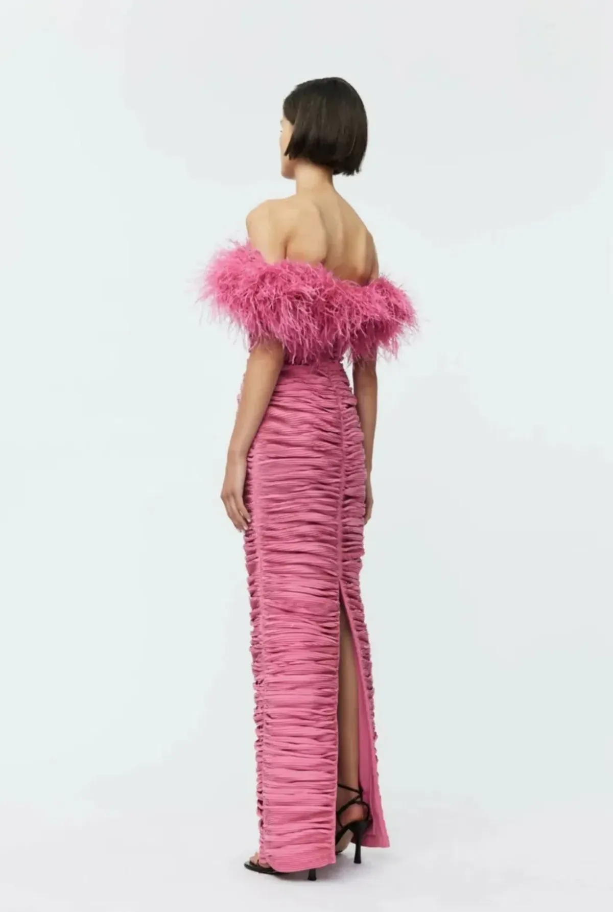 Rachel Gilbert Zion Midi Dress in Pink Size 4 / AU 14 - Image 3