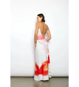 With Harper Lu Poppy Low Back Maxi in White Size XS/ AU 6 for rent on The Volte - image 3