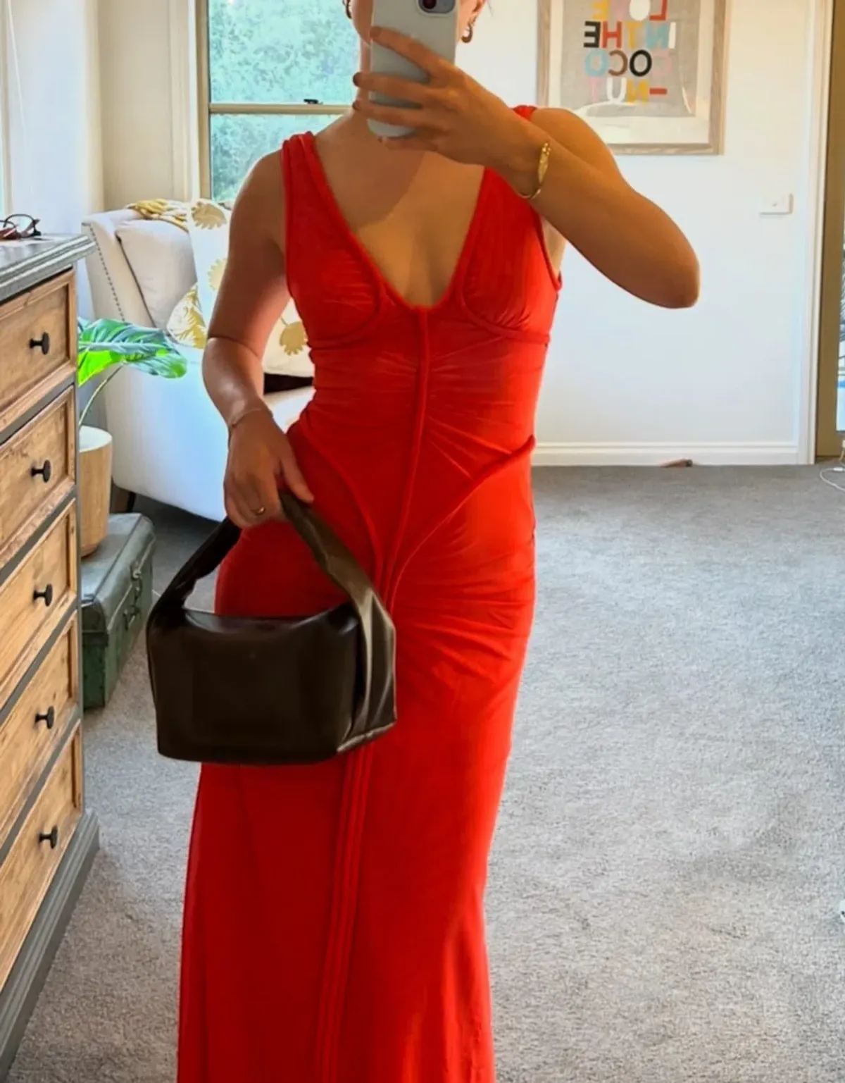 Significant Other Tillie Maxi Dress Red Size S / AU 8 - Image 2