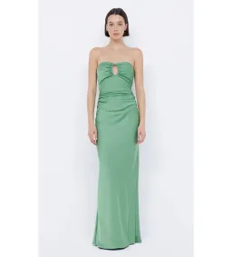 Bec & Bridge Emilia Strapless Maxi Dress Green Apple Size 10 for rent on The Volte - image 1