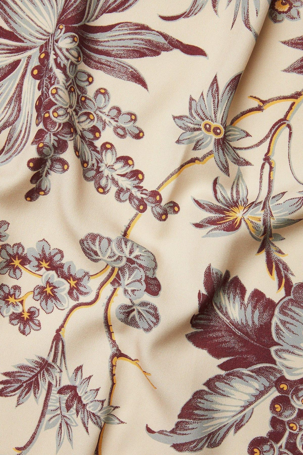 Sir The Label Avery Cut Out Gown Midi Brown Print Size AU 6 - Image 4