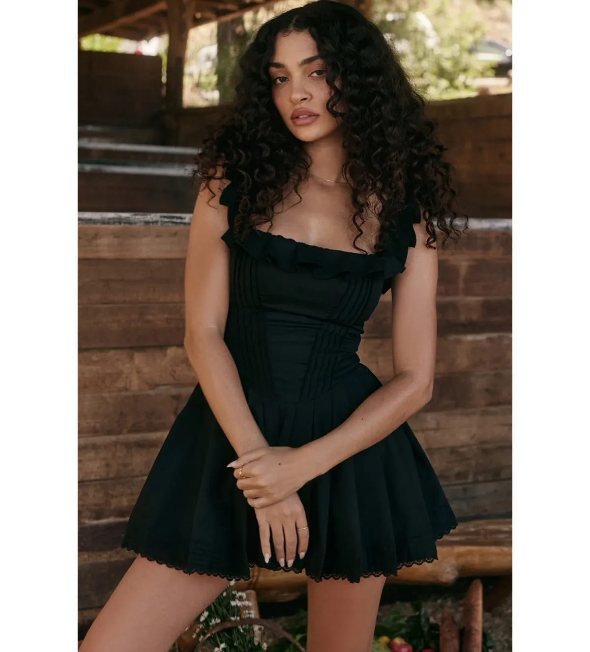 House Of Cb Jemima Dress Black Size 8  - Image 2