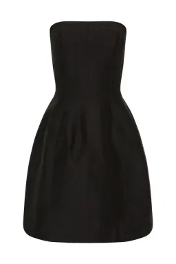 AJE Beret Strapless Mini Dress Black Size AU 8 for rent on The Volte - image 5