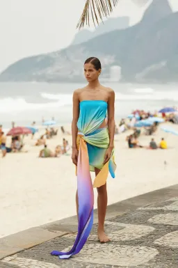 Baobab Mar Papagayo Mini Dress Print Size 10 for rent on The Volte - image 1