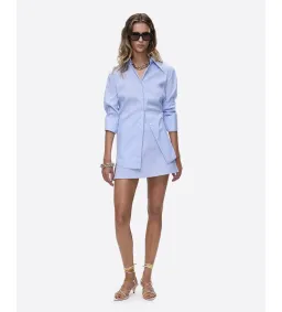 Deering Blaze Shirt & Skirt Set Pale Blue Size AU 14 for rent on The Volte - image 2