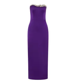 Rachel Gilbert Lorna Dress Gown in Purple Size 0 / AU 6 for rent on The Volte - image 1