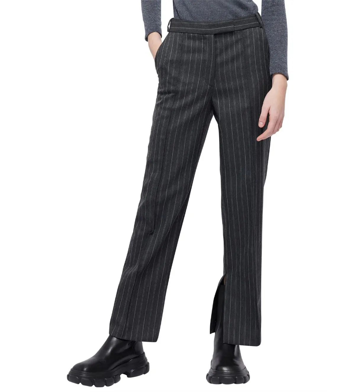 Simkhai Vera Straight Leg Crop Pant Black Size US  2 / Au 6 - Image 1