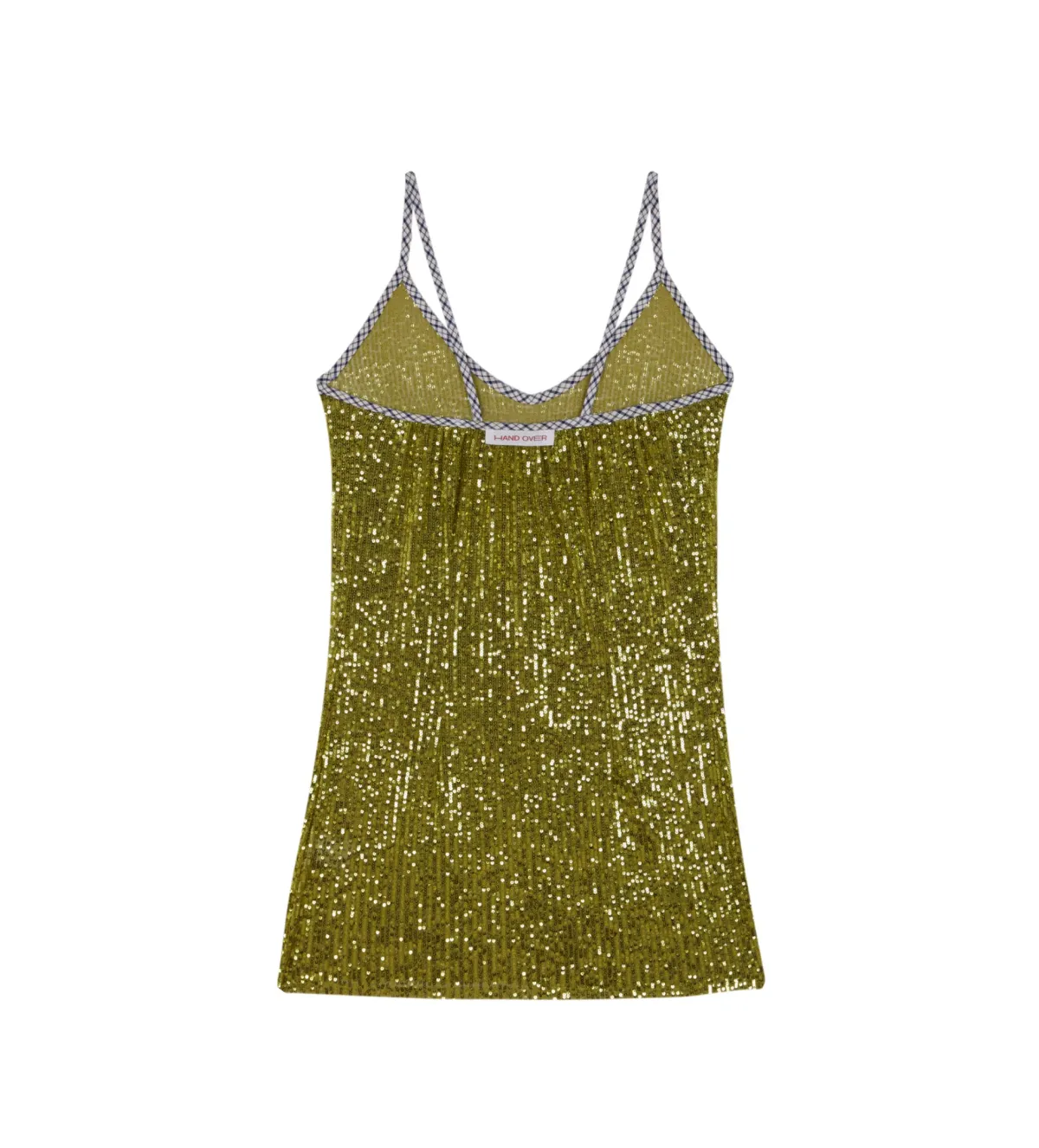 Handover Robers Dress Green Sequin Size AU 12 / Large Hand Over - Image 5