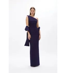 Rachel Gilbert Clara Gown Dress Dark Indigo Dark Purple Size 0 / AU 6 for rent on The Volte - image 6