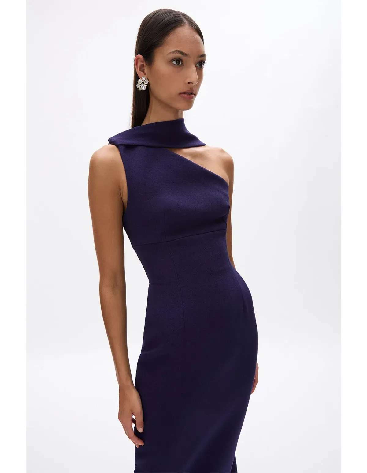 Rachel Gilbert Clara Midi Dress Dark Indigo Dark Purple Size 1 / Size AU 8 - Image 4