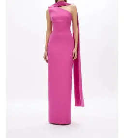 Rachel Gilbert Clara Gown Hot Pink Size 1/AU 8 for rent on The Volte - image 2