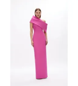 Rachel Gilbert Clara Gown Dress Hot Pink Size 2 /AU 10 for rent on The Volte - image 2