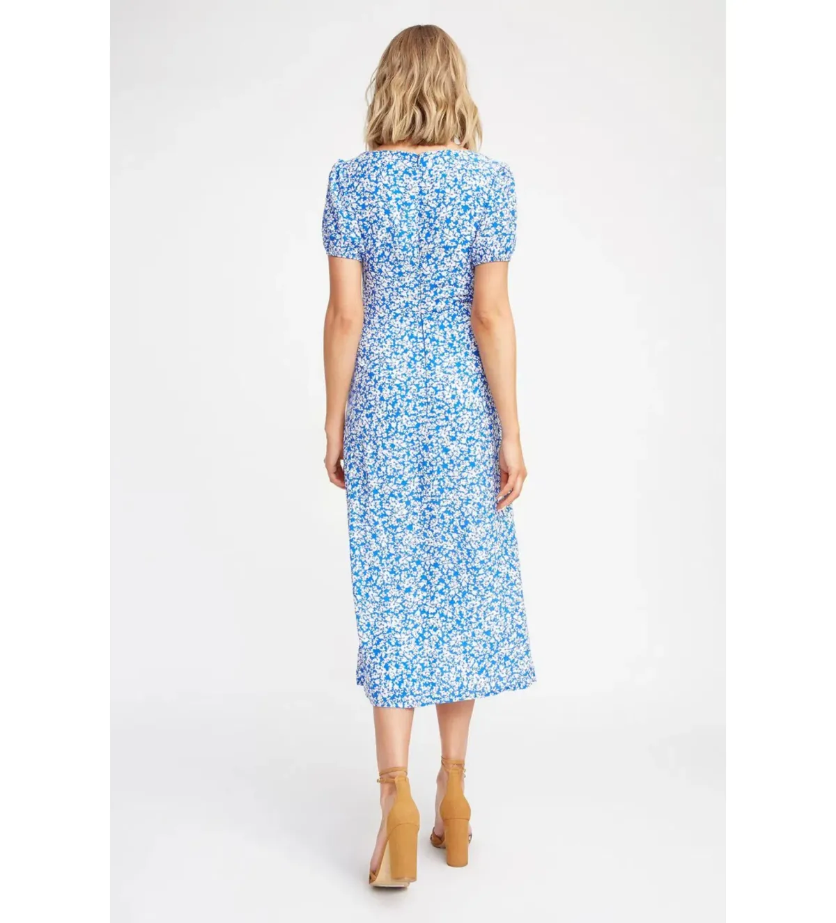 Kookai Iris Midi Dress Print Size 8 - Image 3