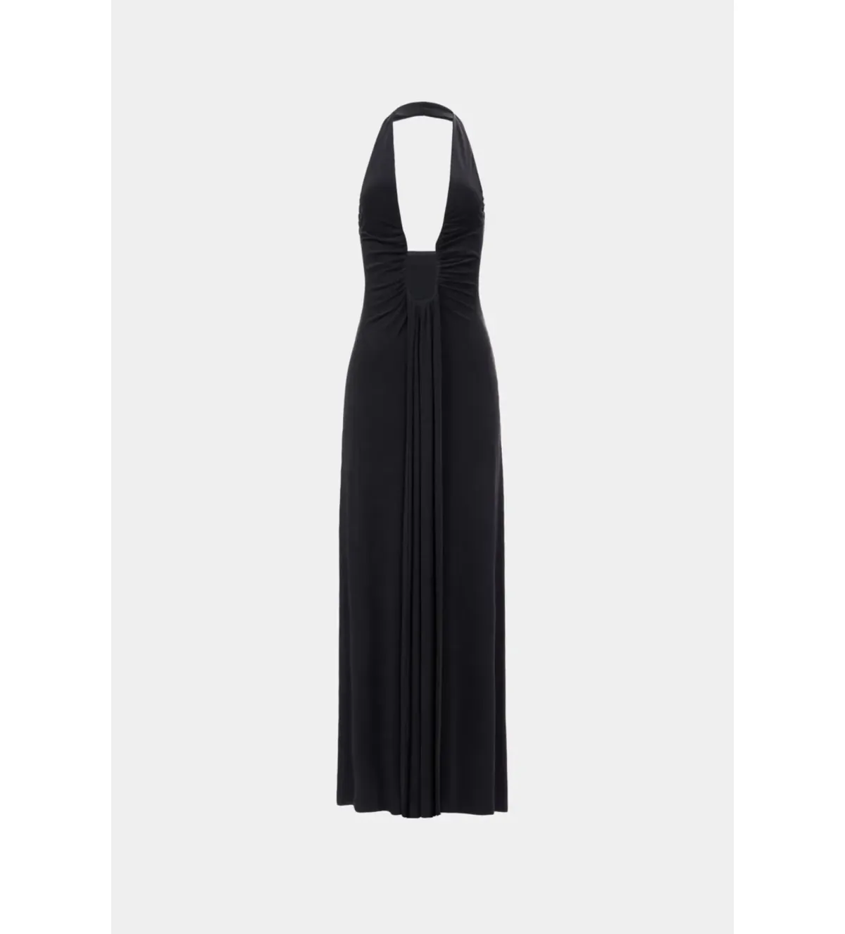 MISHA Jennifer Cupro Maxi Dress Black Size 8/S - Image 5