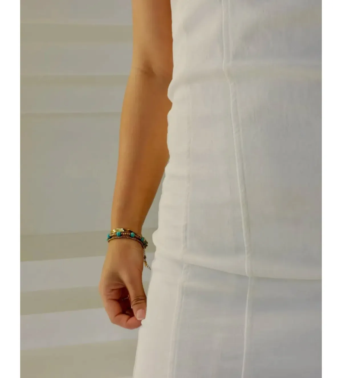 Kookai Strapless Mini Dress White Size 10 - Image 3