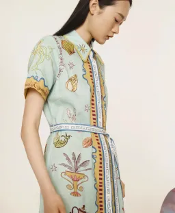 Alemais Surrealist Summer Shirtdress Size 16 for rent on The Volte - image 5