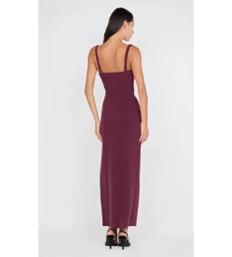 Bec & Bridge Leora Tuck Maxi Dress in Plun Size AU 6 for rent on The Volte - image 4