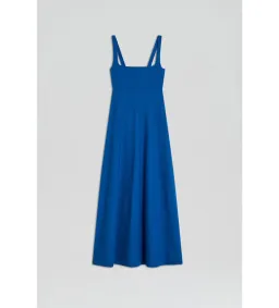 Scanlan Theodore Crepe Knit Square Neck Dress Azure size 10 for rent on The Volte - image 4