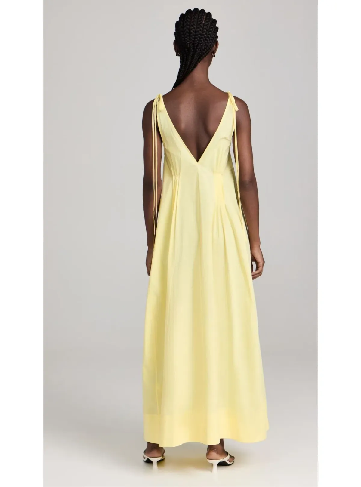 Lee Mathews Andy Maxi Dress Lemon Yellow Size 14 - Image 2