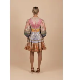 Zimmermann Anneke Lantern Mini Dress in Print Size 2 / AU 12 for rent on The Volte - image 3