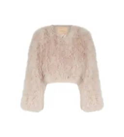 Bubish Manhattan Crop Jacket Blush Size 6-8 for rent on The Volte - image 5