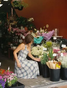 Katharina Lou Annabel Dress In Blue Beige Size 14  for rent on The Volte - image 7