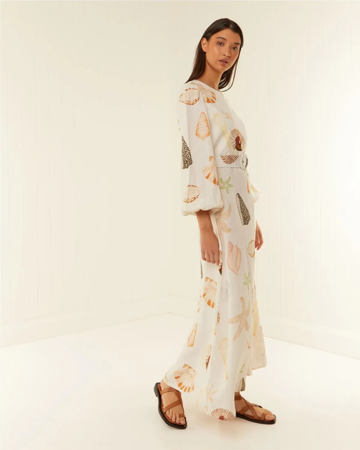 Palm Noosa Melrose Dress Shells Maxi Size AU 6 - Image 5